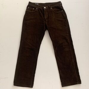 Edwin 403 Warm Flex Corduroy Pants Mens 30 Brown Straight Leg International